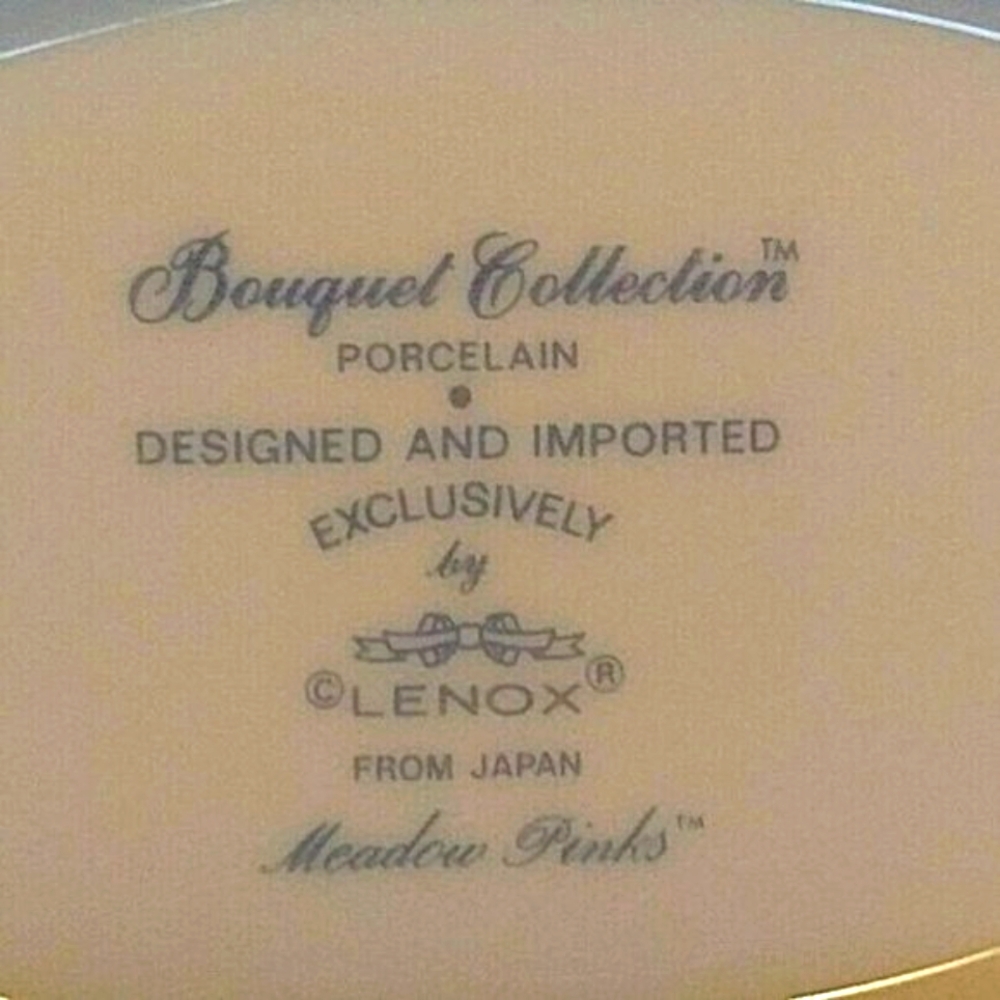 🔥Lenox Vtg. Platter Bouquet Collection Porcelain Imported Platter 14" X 10 - Picture 3 of 16